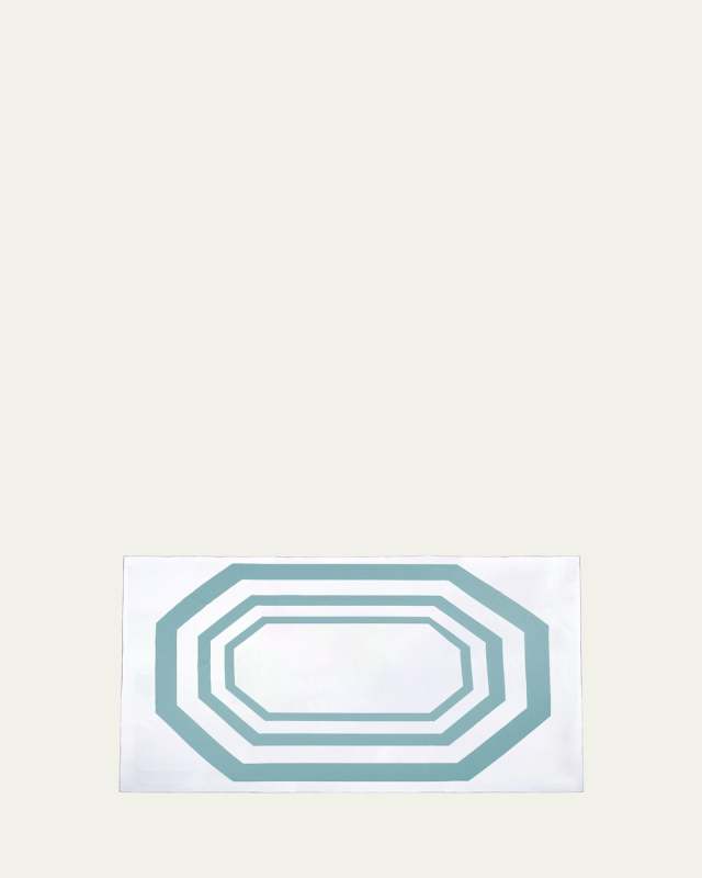 Essential Aqua Rectangle Tablecloth, 71" x 144"